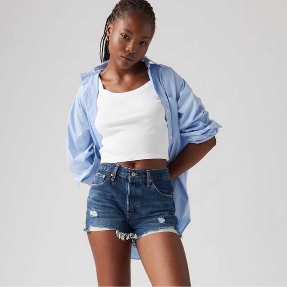 501 LEVI'S ORIGINAL SHORTS - Picture 1 of 3